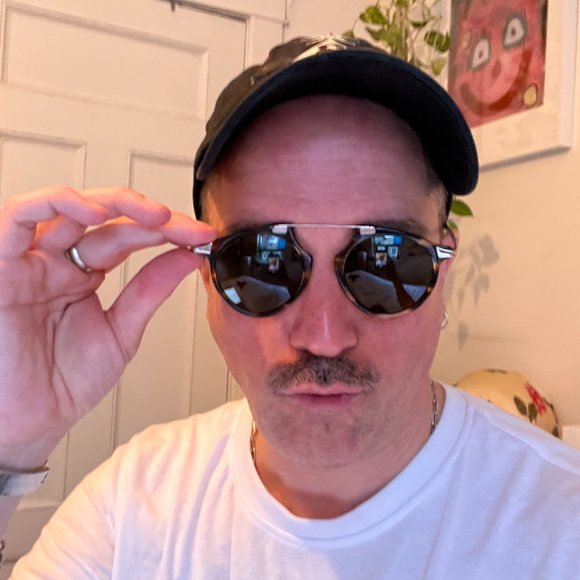 Sunglasses Bob Sdrunk Mark Tortoise Shell Made in Italy - Picture 4 of 6